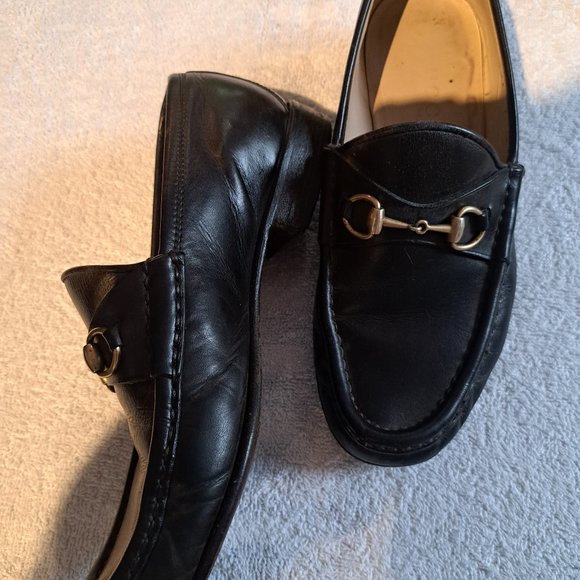 COPY - Gucci Women Horsebit Loafer size 7  Brown fits like 6 1/2 - Picture 1 of 5